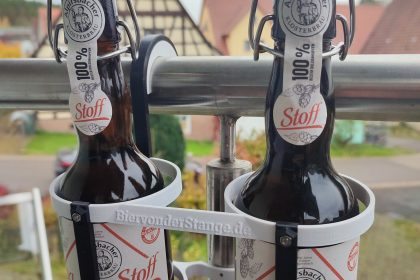 Bier-Flaschenhalter transportabel klappbar - Bier von der Stange