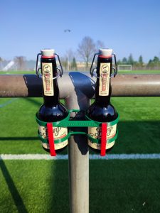 Der Stangen Getränkehalter für Fußball Vereine - Bier von der Stange